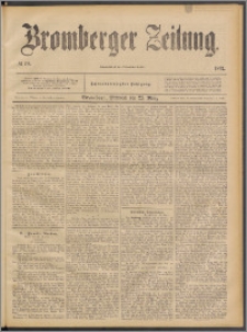 Bromberger Zeitung, 1892, nr 70