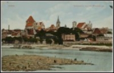 Toruń - widok od strony Wisły - Thorn. Totalansicht von der Weichsel aus