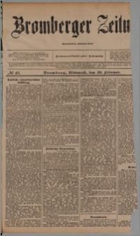 Bromberger Zeitung, 1901, nr 43