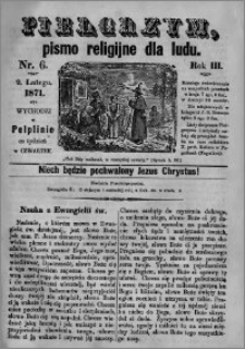 Pielgrzym, pismo religijne dla ludu 1871 nr 6