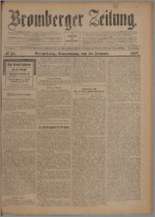 Bromberger Zeitung, 1907, nr 20