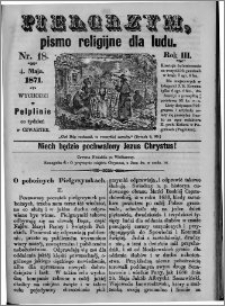 Pielgrzym, pismo religijne dla ludu 1871 nr 18