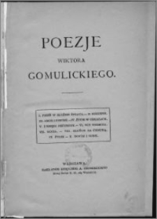 Poezje W. Gomulickiego