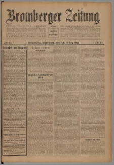 Bromberger Zeitung, 1912, nr 73