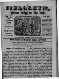 Pielgrzym, pismo religijne dla ludu 1871 nr 22