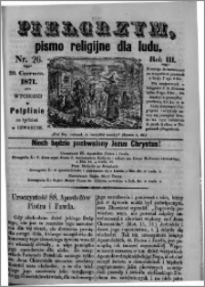 Pielgrzym, pismo religijne dla ludu 1871 nr 26