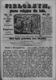 Pielgrzym, pismo religijne dla ludu 1871 nr 29