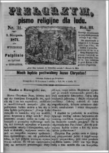 Pielgrzym, pismo religijne dla ludu 1871 nr 31