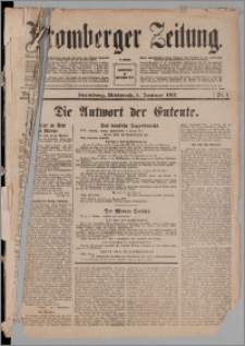 Bromberger Zeitung, 1917, nr 1