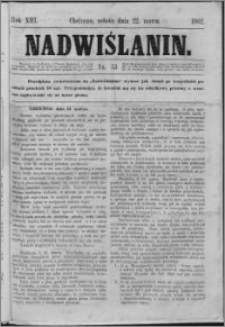 Nadwiślanin, 1862.03.22 R. 13 nr 33