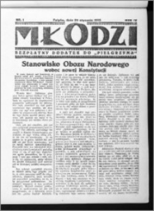 Młodzi, R. IV (1935), nr 1