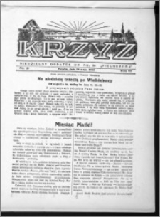 Krzyż, R. 67 (1935), nr 19