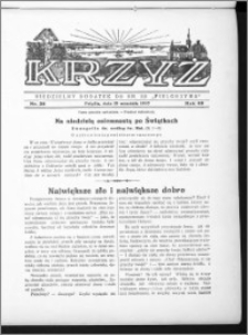 Krzyż, R. 69 (1937), nr 38