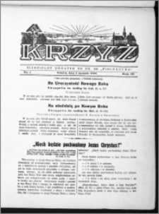 Krzyż, R. 70 (1938), nr 1