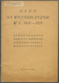 Głód na Wileńszczyźnie w latach 1928-1929