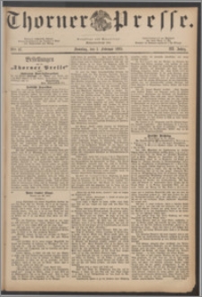 Thorner Presse 1885, Jg. III, Nro. 27