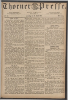 Thorner Presse 1885, Jg. III, Nro. 91