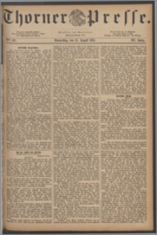 Thorner Presse 1885, Jg. III, Nro. 187