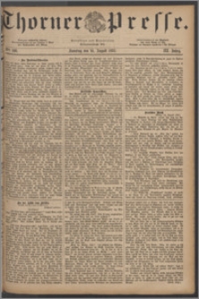 Thorner Presse 1885, Jg. III, Nro. 190