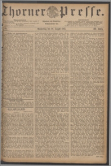 Thorner Presse 1885, Jg. III, Nro. 193