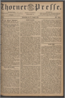 Thorner Presse 1885, Jg. III, Nro. 199