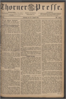 Thorner Presse 1885, Jg. III, Nro. 202