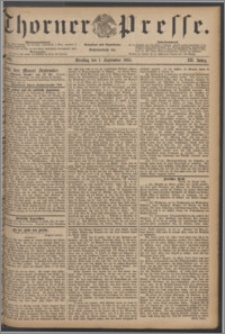 Thorner Presse 1885, Jg. III, Nro. 203