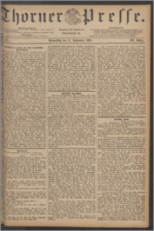 Thorner Presse 1885, Jg. III, Nro. 217