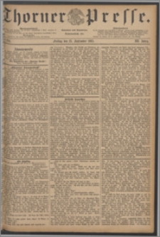 Thorner Presse 1885, Jg. III, Nro. 224