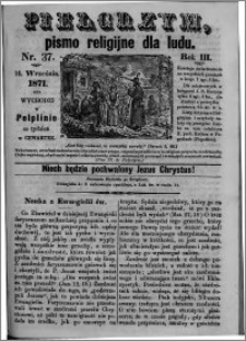 Pielgrzym, pismo religijne dla ludu 1871 nr 37