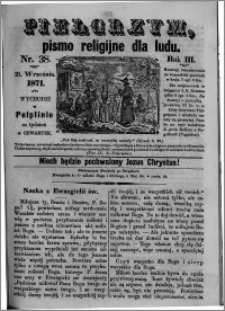 Pielgrzym, pismo religijne dla ludu 1871 nr 38