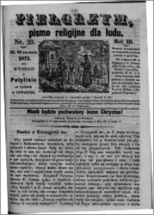 Pielgrzym, pismo religijne dla ludu 1871 nr 39