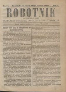 Robotnik Katolicko - Polski : bezpłatny dodatek do Gazety Grudziądzkiej 190506.20 R.1 nr 13