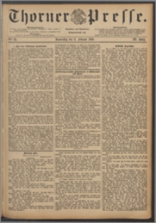 Thorner Presse 1886, Jg. IV, Nro. 35 + Beilagenwerbung