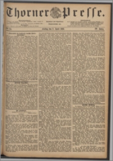Thorner Presse 1886, Jg. IV, Nro. 84