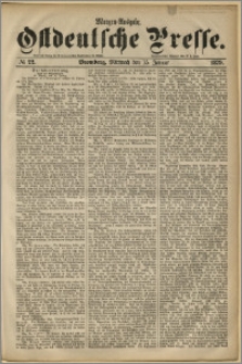 Ostdeutsche Presse. J. 3, 1879, nr 22