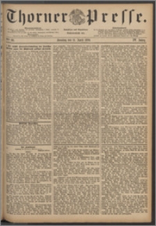 Thorner Presse 1886, Jg. IV, Nro. 86 + Beilage
