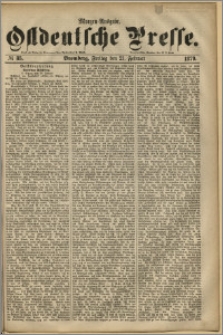 Ostdeutsche Presse. J. 3, 1879, nr 85