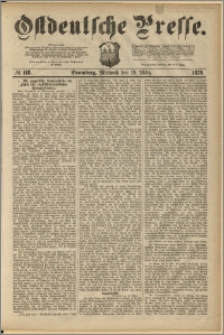 Ostdeutsche Presse. J. 3, 1879, nr 118