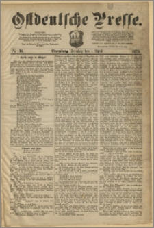Ostdeutsche Presse. J. 3, 1879, nr 131