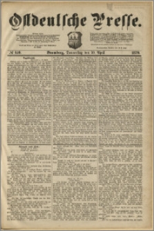 Ostdeutsche Presse. J. 3, 1879, nr 140