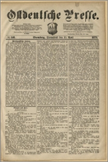 Ostdeutsche Presse. J. 3, 1879, nr 146
