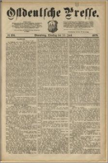 Ostdeutsche Presse. J. 3, 1879, nr 194