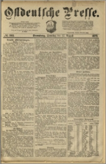 Ostdeutsche Presse. J. 3, 1879, nr 262