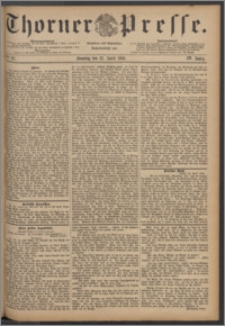 Thorner Presse 1886, Jg. IV, Nro. 97 + Beilage