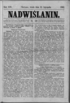 Nadwiślanin, 1862.11.12 R. 13 nr 118