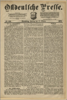 Ostdeutsche Presse. J. 3, 1879, nr 323