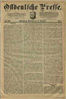 Ostdeutsche Presse. J. 3, 1879, nr 356