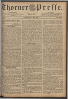 Thorner Presse 1886, Jg. IV, Nro. 101 + Beilagenwerbung