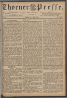 Thorner Presse 1886, Jg. IV, Nro. 131 + Beilagenwerbung